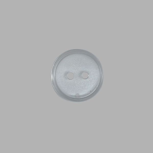 Пуговицы 2 прокола 14 мм, ПС, прозрачный, КЛ14-2, 1000 шт