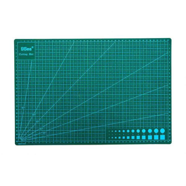 Коврик (мат) для резки, двусторонний, самозатягивающийся, 30х45см, A3, Hobby&Pro