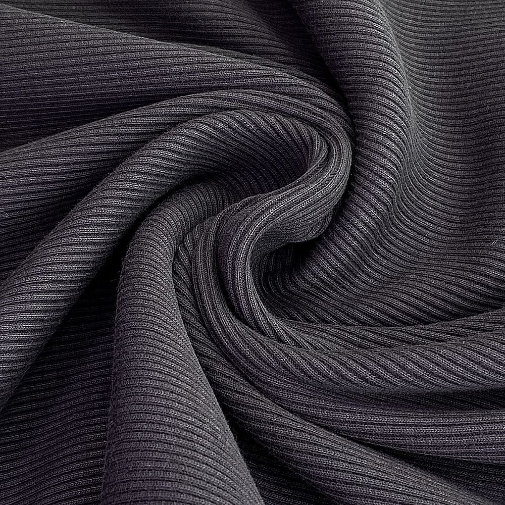 Кашкорсе трикотажное полотно 400 г/м², 60+60 см, фуме, 60м /TOS/