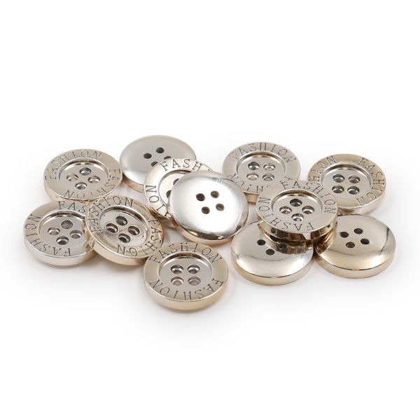 Пуговицы 4 прокола 32L (20мм), (Gold (золотой)), 24 шт