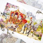 Набор для вышивания нитками Чудесная игла Premium, Тайное свидание 47х27 см