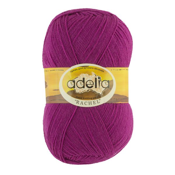 Пряжа Adelia Rachel / уп.5 мот. по 100г, 400м, 26 сиреневый