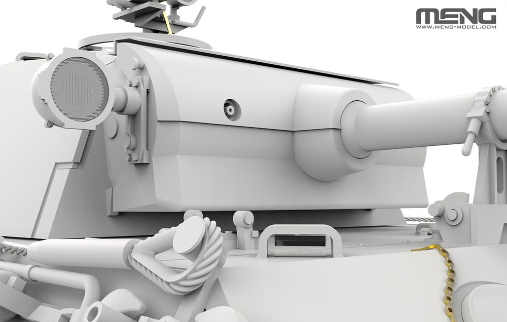 Модель сборная: танк, Sd.Kfz.171 Panther Ausf.G Late w/ FG1250 Active Infrared Night Vision System 1/35, Meng TS-054