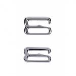 Крючки для бюстгальтера металл 10.0 мм, 910 цв.никель, уп.100 шт