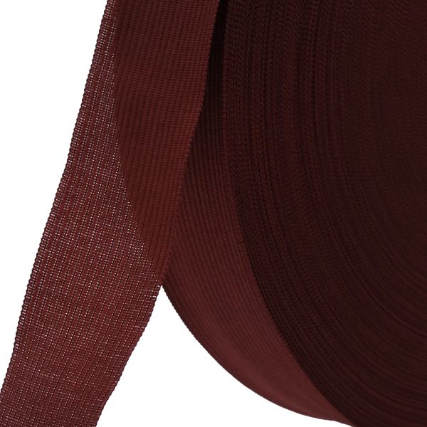 Тесьма (лента) окантовочная 33 мм / 100 метров, С671, 008 бордо