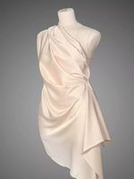 Шелк Армани 90 г/м², 150 см / 2 метра TBYArm-007 цв.07 экрю