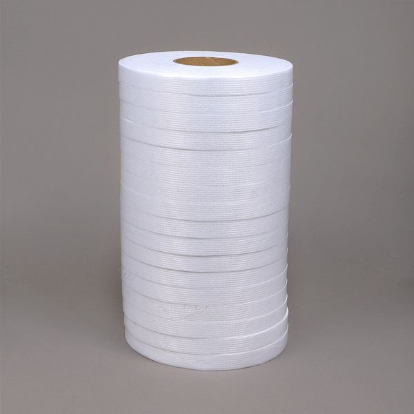 Лента клеевая нитепрошивная по долевой 20 мм, белый 4720W, 25 рул. по 100 м, Ideal