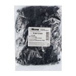 Кнопка рубашечная установочная пластик ⌀12 мм, 500 шт, 002 чёрный, Micron POM-12/500