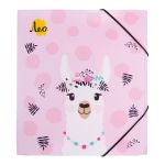 Папка на резинке A5 LRF-07 450 мкм 25 мм, песок, 6 шт, 01-Лама, Лео LRF-07