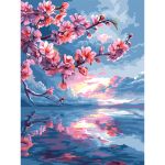 Картина по номерам Русская живопись RL146, Сакура 30х40 см