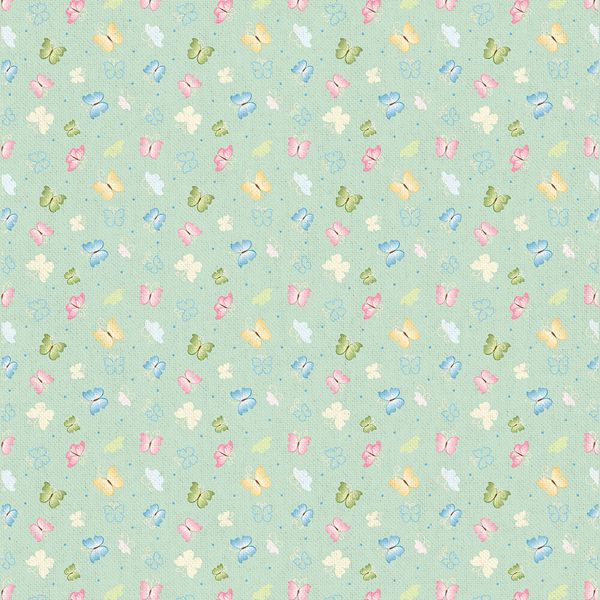 Ткань для пэчворка Peppy Нежная история, отрез 50х55 см, 146 г/м², НИ-04 зеленый, Peppy