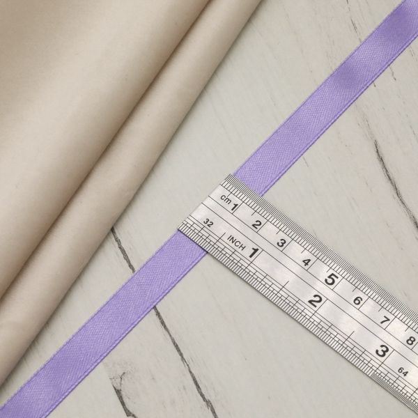 Лента атласная 1-сторонняя 12.0 мм / 22.86±1 метров, 166 т. сиреневый, Globus