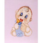 Набор для вышивания нитками Hobby&Pro, Малыш, 14х21 см