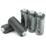 Нитки швейные бытовые Bestex 40/2, 365 м (400 ярд) / 10 кат., 188 темно-серый