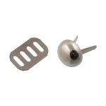 Ножки для дна сумки металл ⌀15 мм, 20 шт, 04 никель, Gamma