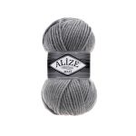 Пряжа Alize (Ализе) Superlana Maxi / уп.5 мот. по 100 г, 100м, 087 угольно-серый A