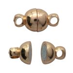 Замок магнитный 6 мм, 2 штук, Astra&Craft, цв.золото