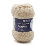 Пряжа Astra Premium (Астра Премиум) Галатея / уп.3 мот. по 100 г, 250 м, 20 топленое молоко