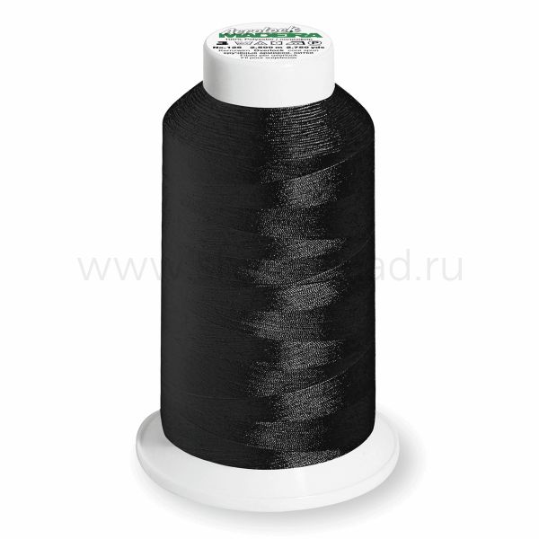 Нитки оверлочные Madeira Aerolock №125, 2500 м, цв. 8000, 9128, 1 катушка