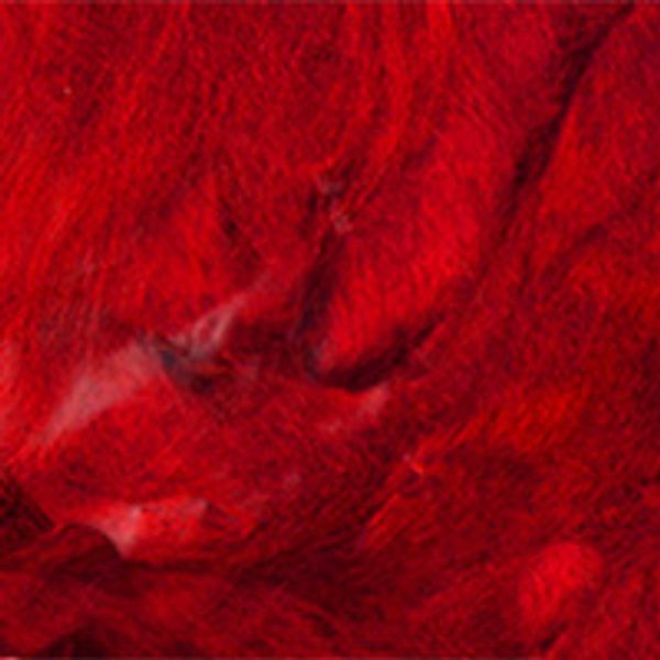 Шерсть для валяния вискоза 1х25 г, (19-20 мкр), 0042 красный, Gamma FV-025