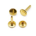 Хольнитены сумочные ⌀12 мм, h=20 мм, золото, двухсторонний, BIG, 50 шт