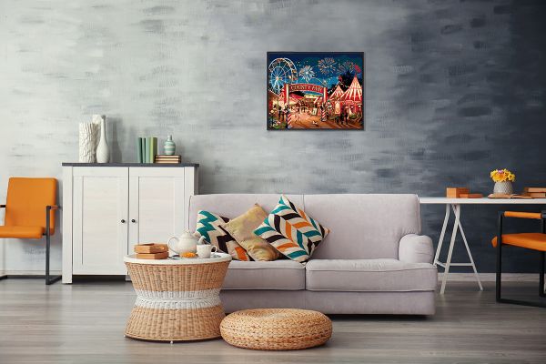 Картина по номерам Фрея, Цирковое представление, 50х40 см