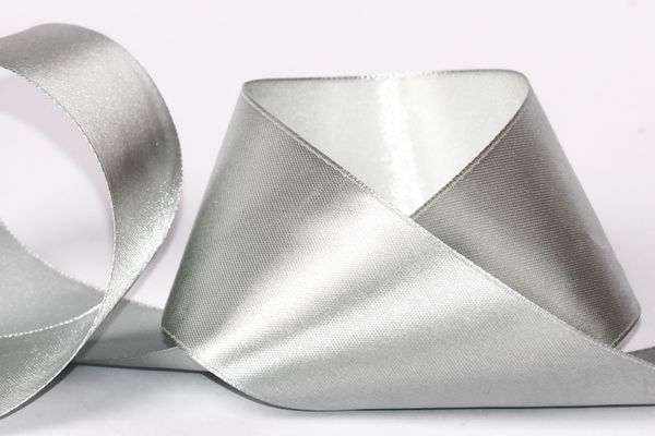 Лента атласная 1-сторонняя 50.0 мм / 33±2 метра, 079 бл.серый, Gamma