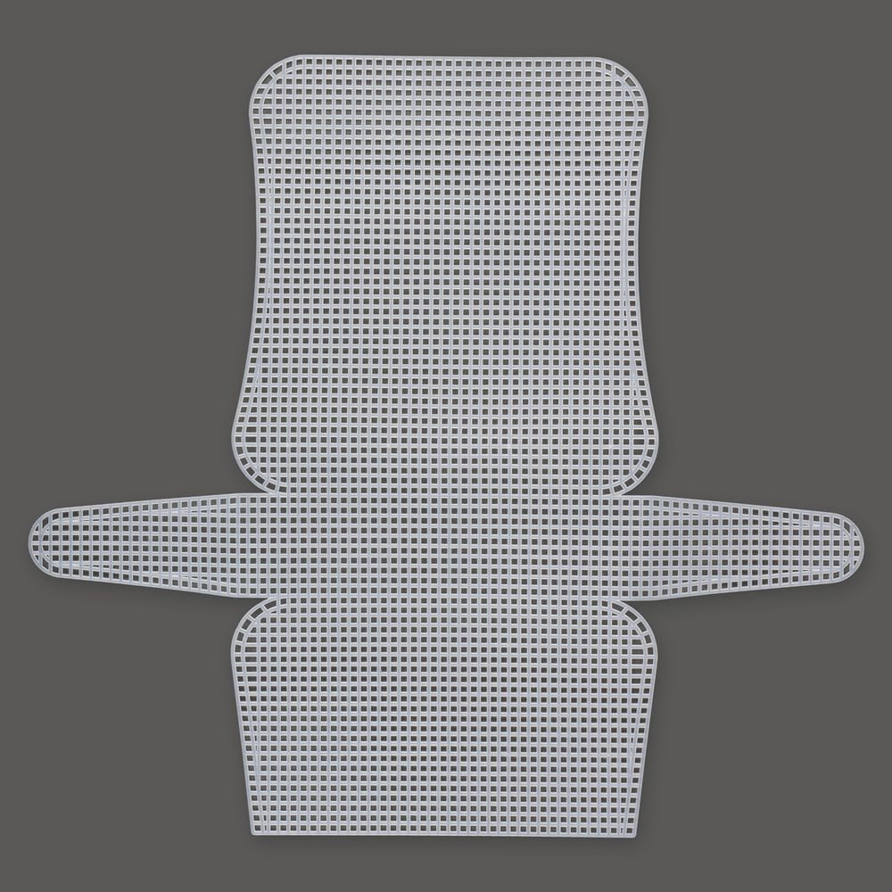 Канва пластиковая 36х34 см, 5 шт в упак., 100% полиэтилен, сумка, Gamma KPL-13