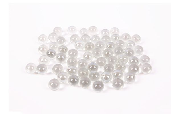 Шарики стеклянные 16 мм, 6х340 г, №04 прозрачный, Blumentag GLM-01/16