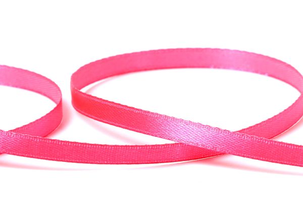Лента атласная 1-сторонняя 6.0 мм / 33±2 метра, 014 яр.розовый, Gamma