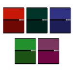 Тетрадь ученическая общая A5 60 л. на скобе 65 г/м², белизна 100% 10 шт клетка, 01517 Многоцветие, Светоч Т70