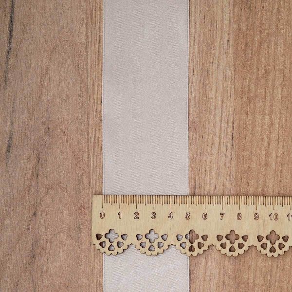 Лента атласная 1-сторонняя 50.0 мм / 22.86±1 метров, 111 дымчато-серый, Globus