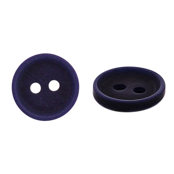 Пуговицы 2 прокола 18L=11 мм, col.03 т. синий, 72 шт, CN2847