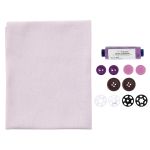 Швейный набор Школьный №1, 10 предметов, ШК-01 сиреневый, Gamma NSO-10