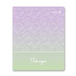 Тетрадь ученическая общая, софт-тач ламинация + выборочный лак, цветной запечатанный форзац, A5+ 48 л. на скобе 65 г/м², белизна 100 %, 10 шт, клетка, 00995 Кружева, Светоч 48Т14