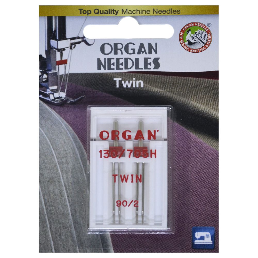 Иглы Organ двойные 2-90/2 Blister