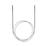 Спицы круговые металл ⌀4,5 мм, 80 см, с металлической леской, Gamma MKG