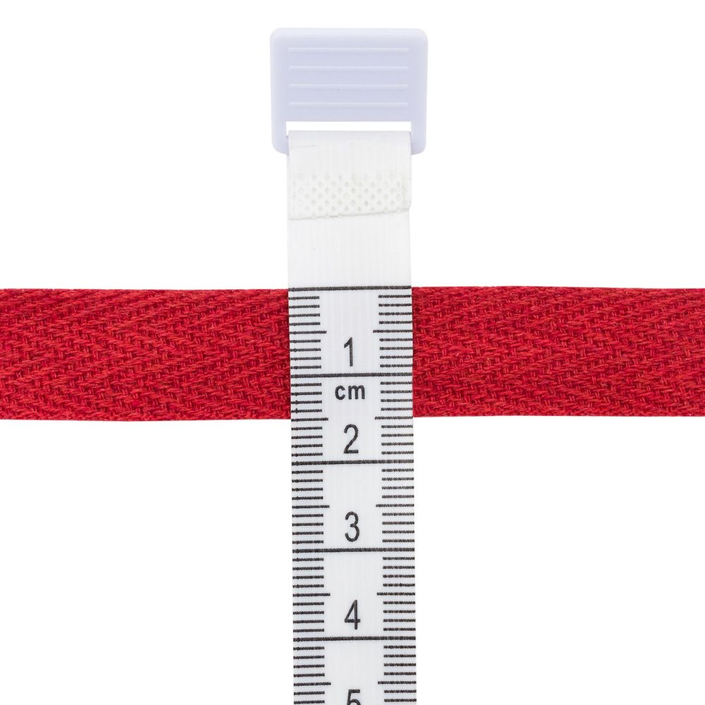 Тесьма (лента) киперная (100 х/б) 15 мм / 4.57 метра, 16 красный, 6190-2024