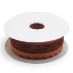 Тесьма отделочная ажурная 50 мм, 25 м, (06 коричневый)