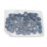 Пуговицы на ножке 18L (11мм), пластик (col.19 синий), 72 шт, CR P-45