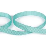 Лента репсовая (в рубчик) с зубчатым краем 10.0 мм, 25±1 метров, 314 мятный, Gamma PTGR-10