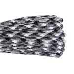 Шнур паракорд с сердечником ⌀4.0 мм, 10 м,±0.5 м, 22 камуфляж черный/белый/серый, Blitz KMF-7