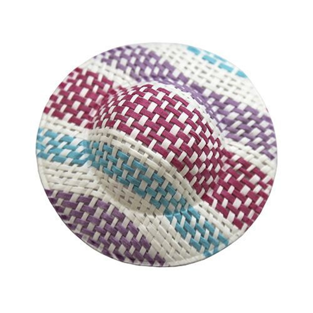 Шляпка для куклы разноцветная 6,5 см, 2 шт в упак. /TOS/