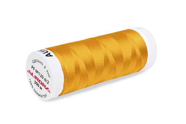 Нитки для креативных работ Aurora №120, 300 м, цв. PF575, 5 катушек