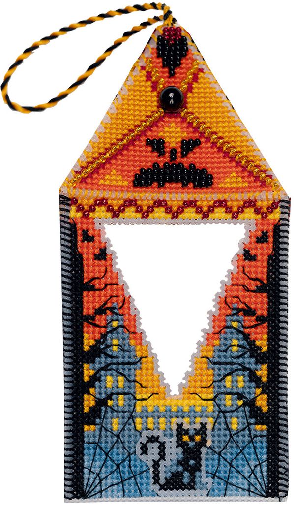 Набор для вышивания нитками Panna IG-7488, Мистический фонарь, 7х15.5 см