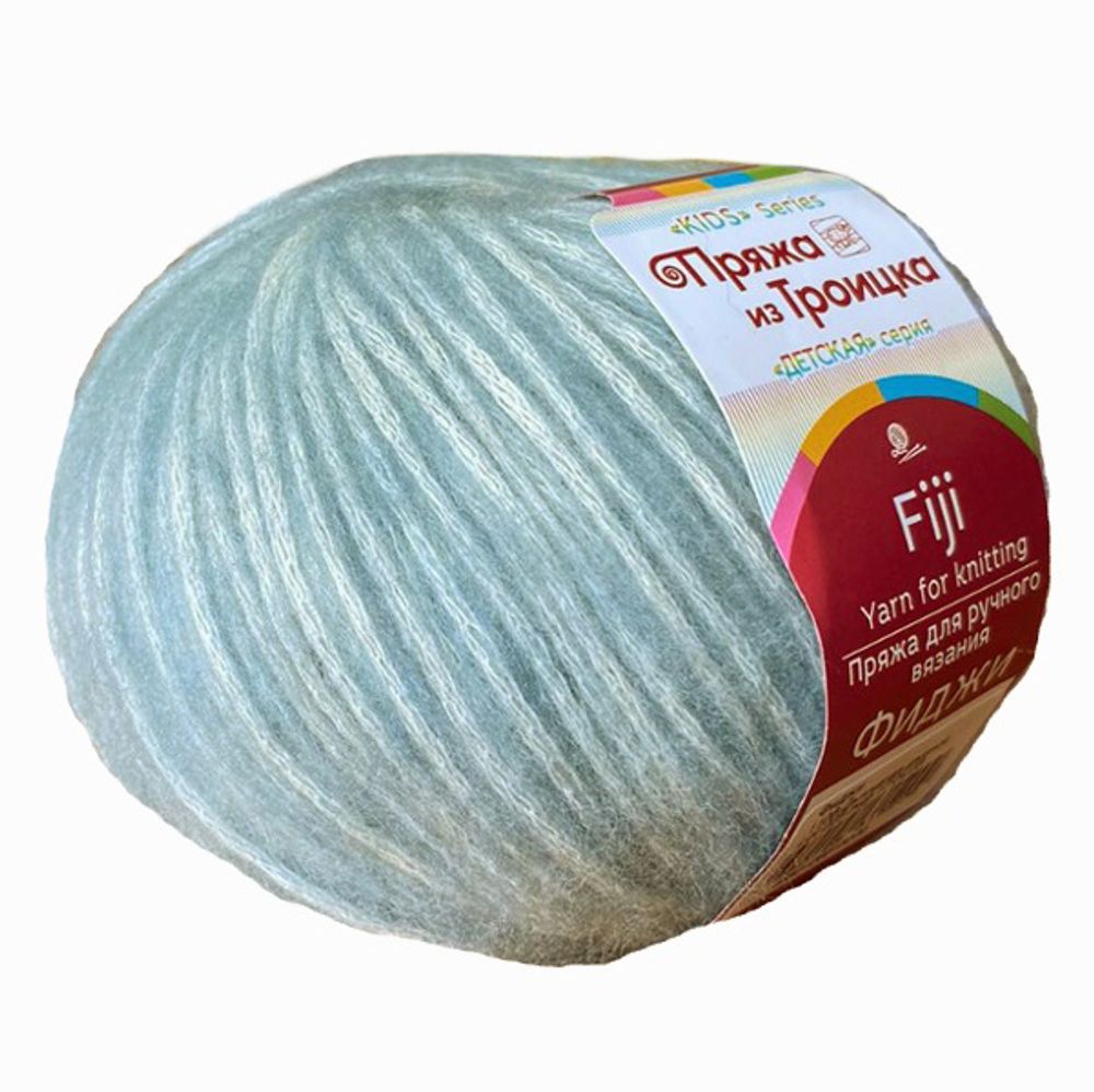 Пряжа Троицкая Фиджи / уп.5 мот. по 50 г, 95 м, 1106 Дымчатая джинса