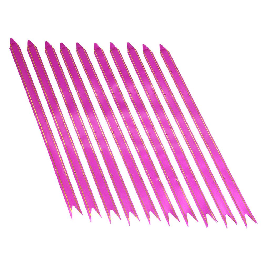 Бант бабочка 1,7х34см, 10 шт в упак, цикламен, 10 шт