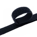 Лента контактная липучка фасовка (велкро) пришивная 20 мм / 25 см, 59 т.синий с сединой, ПАРА (крючок+петля), Hobby&Pro, качество "A"