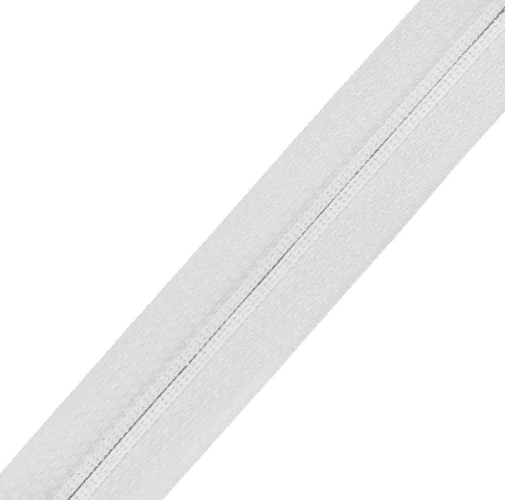 Молния рулонная скрытая (потайная) спираль Т3 (3 мм) / 100 метров, 101 белый, Gamma Молния рулонная скрытая (потайная) спираль Т3 (3 мм) / 100 метров, 101 белый, Gamma