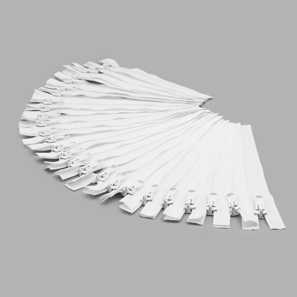 Молния трактор Arta Т6 (6 мм) 1 зам., н/раз., 18 см, ОПТ. УП. 25 ШТ., 001 белый